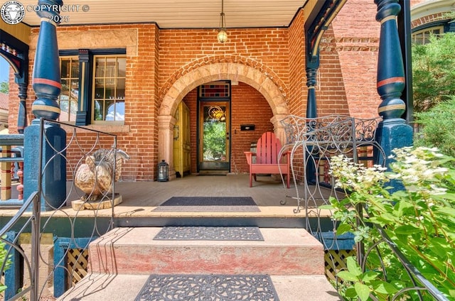 417 Greenwood Ave, Canon City, CO 81212 - view of exterior entry featuring brick siding