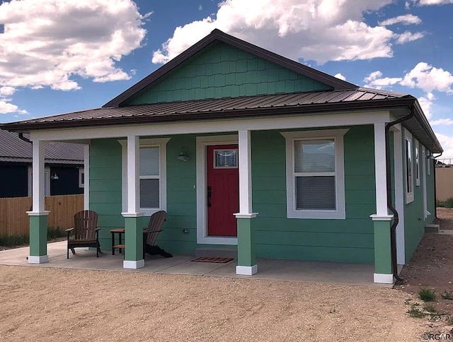 view of bungalow