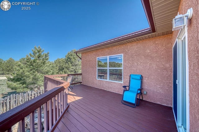 2680 Wild Bill Blvd, Westcliffe, CO 81252 - view of wooden deck