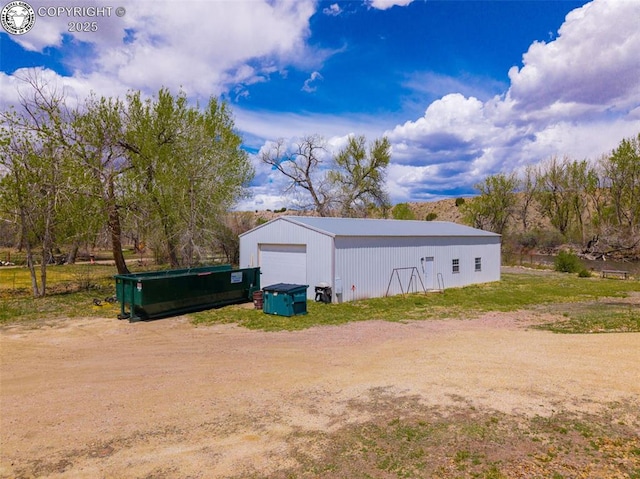view of outbuilding with an outdoor structure