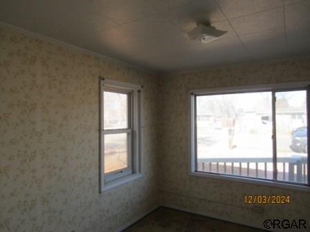 unfurnished bedroom featuring a closet