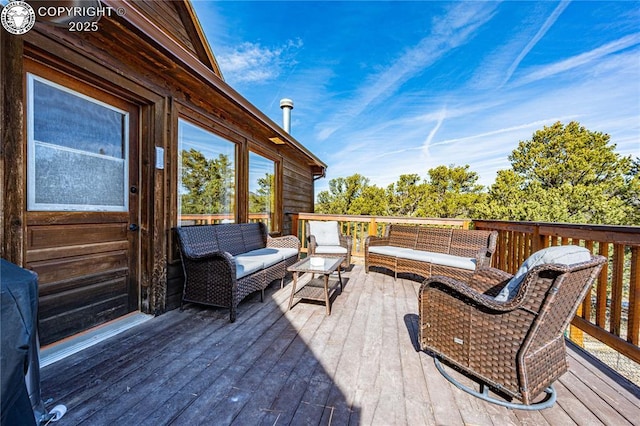 252 Apache Trl, Cotopaxi, CO 81223 - deck featuring an outdoor living space