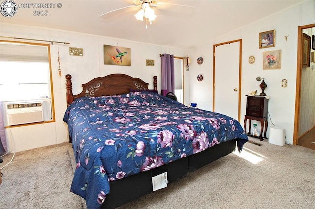 510 N 19th St Unit 1, Canon City, CO 81212 - bedroom with carpet floors and ceiling fan