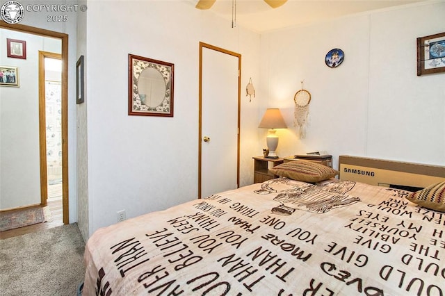 510 N 19th St Unit 1, Canon City, CO 81212 - bedroom featuring carpet floors and ceiling fan