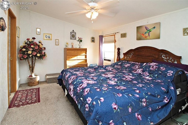 510 N 19th St Unit 1, Canon City, CO 81212 - carpeted bedroom featuring a ceiling fan