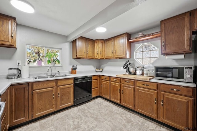 kitchen featuring sink and dishwasher