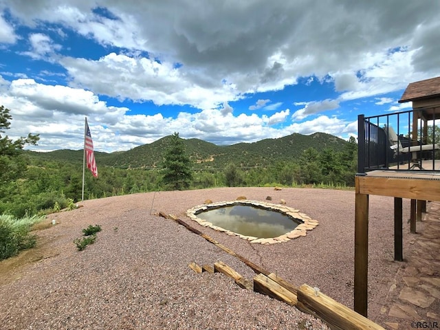 view of mountain feature