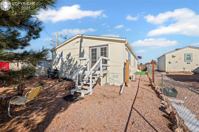 view of rear view of property