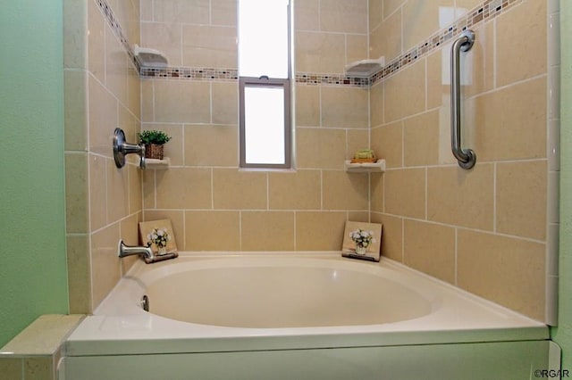 bathroom featuring a bathtub