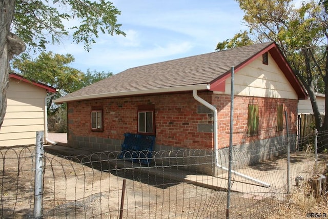 view of side of home