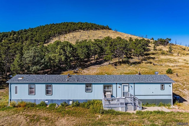 view of manufactured / mobile home