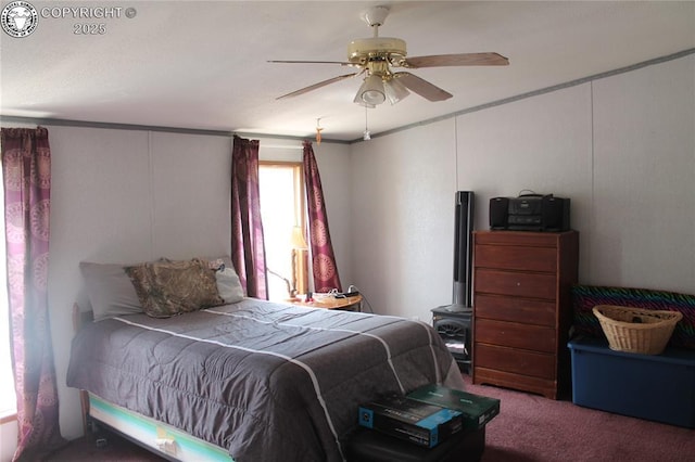 8 Cedar Ridge Rd, Williamsburg, CO 81226 - carpeted bedroom featuring a ceiling fan