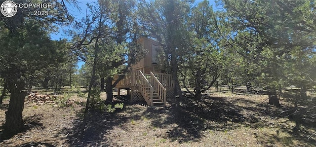 104 Sleepy Hollow Trl, Cotopaxi, CO 81223 - view of property exterior with stairs