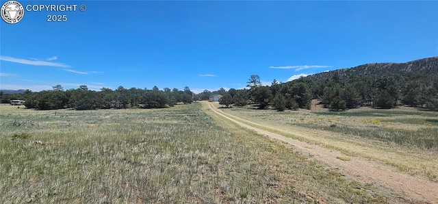 104 Sleepy Hollow Trl, Cotopaxi, CO 81223 - view of dirt / gravel road with a rural view and a mountain view