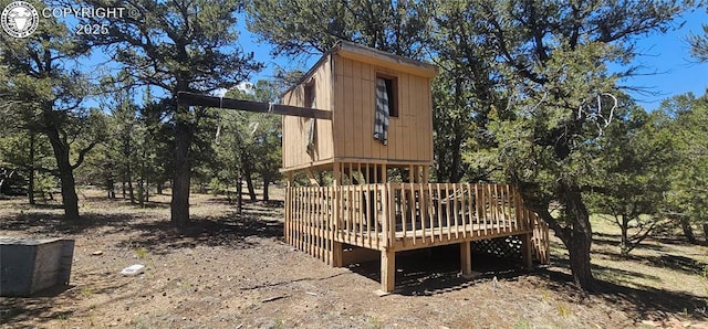 104 Sleepy Hollow Trl, Cotopaxi, CO 81223 - view of home's exterior with a deck