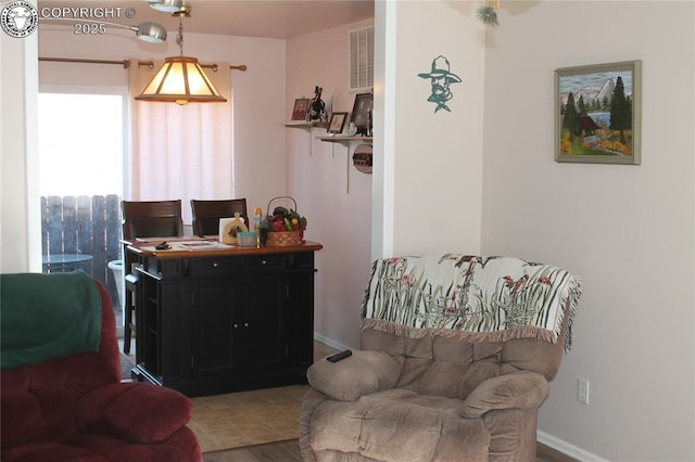 view of sitting room