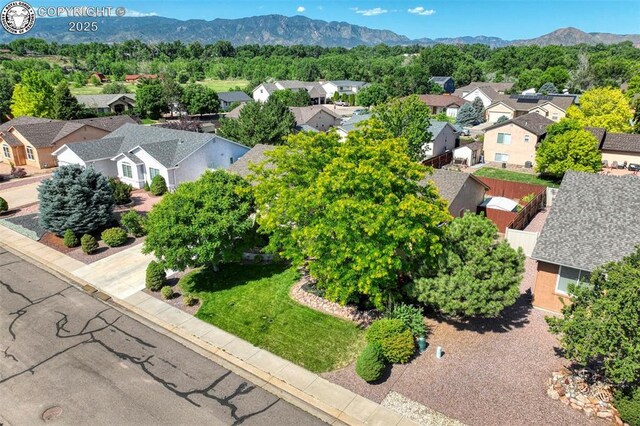 355 Antero Dr, Canon City, CO 81212 - aerial view of residential area featuring a mountain backdrop