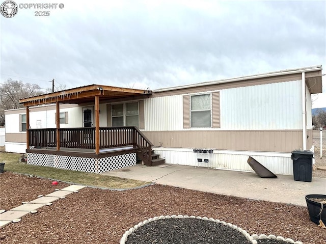 exterior space featuring a patio