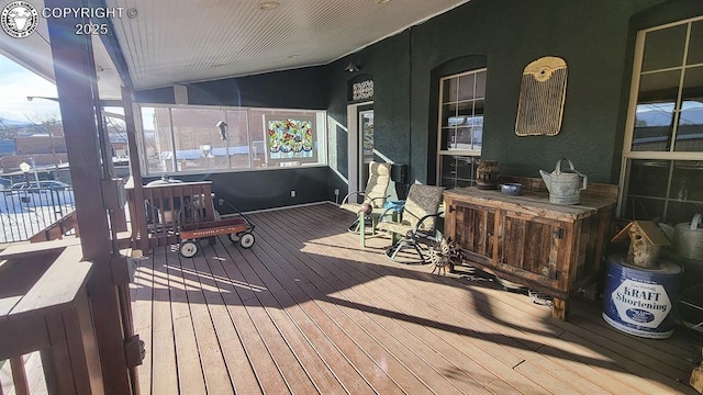 120 E Main St, Florence, CO 81226 - wooden terrace with covered porch