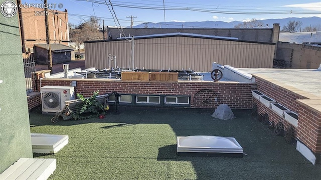 120 E Main St, Florence, CO 81226 - exterior space featuring a mountain view and ac unit