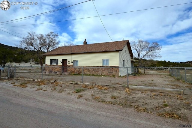 view of side of property