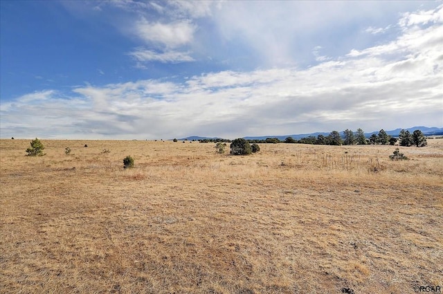 view of nature featuring a mountain view and a rural view