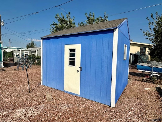 view of outbuilding