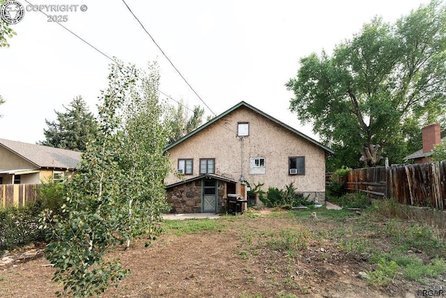 view of rear view of property