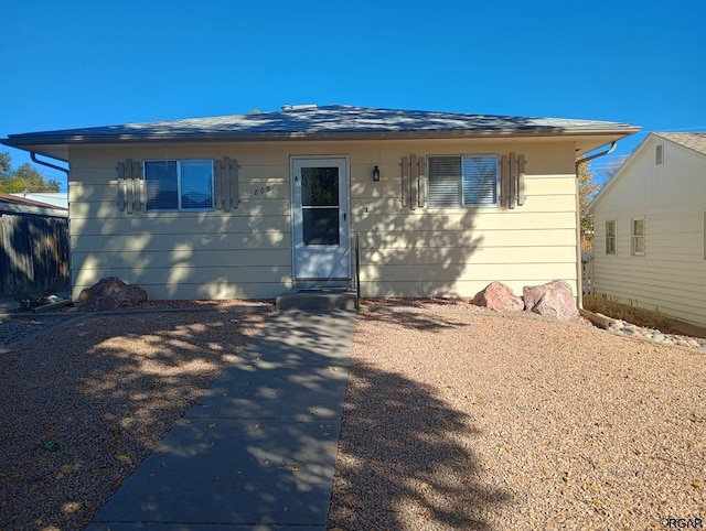 view of front of house