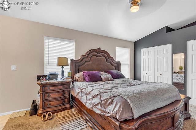 723 Griffin Ave, Canon City, CO 81212 - bedroom with a closet, ceiling fan, and lofted ceiling