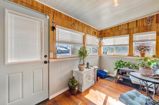 sunroom featuring plenty of natural light