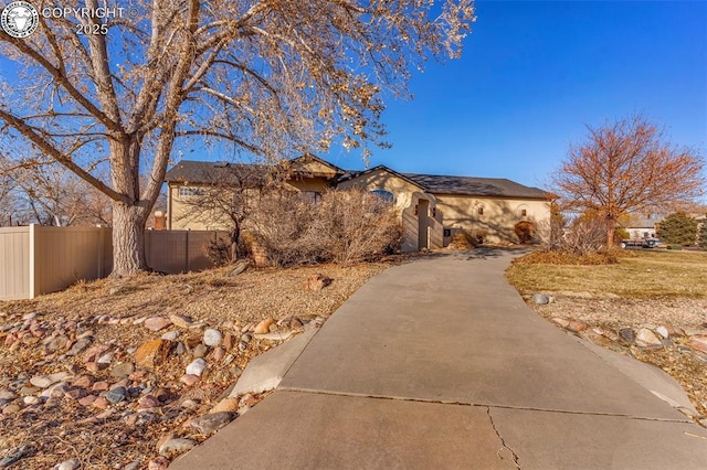 view of ranch-style home