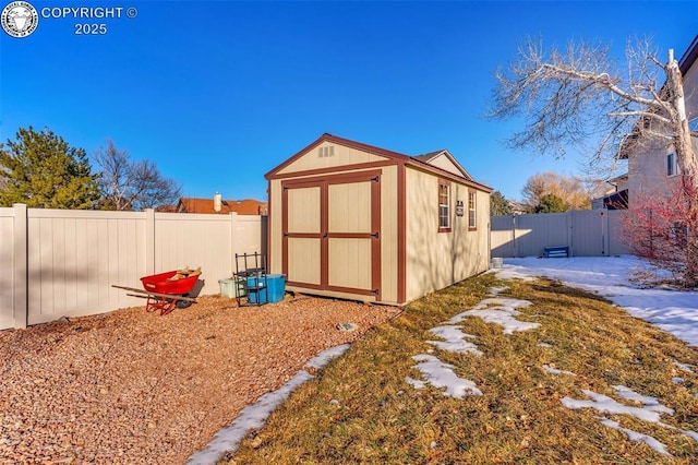 view of outbuilding