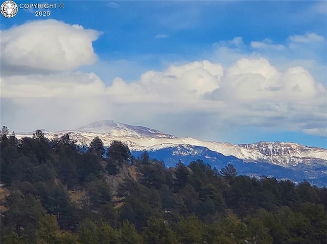 view of mountain feature