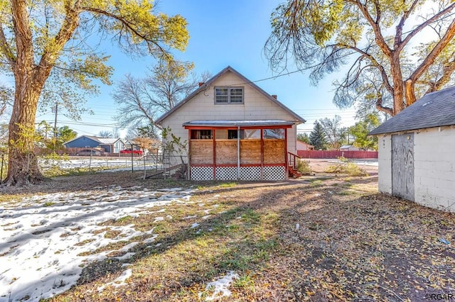 view of back of house