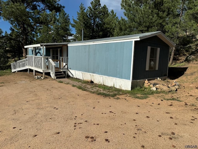 view of manufactured / mobile home