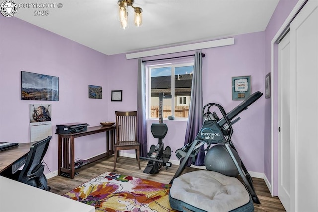 202 First St, Silver Cliff, CO 81252 - office space featuring wood finished floors and baseboards