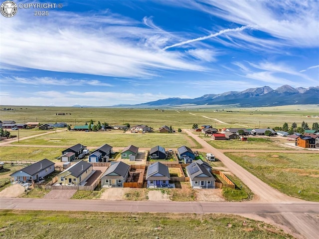 202 First St, Silver Cliff, CO 81252 - overview of rural landscape with mountains and nearby suburban area