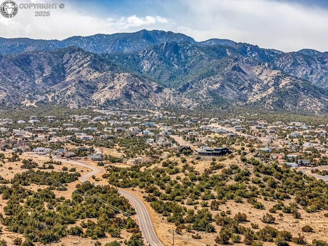 view of mountain feature