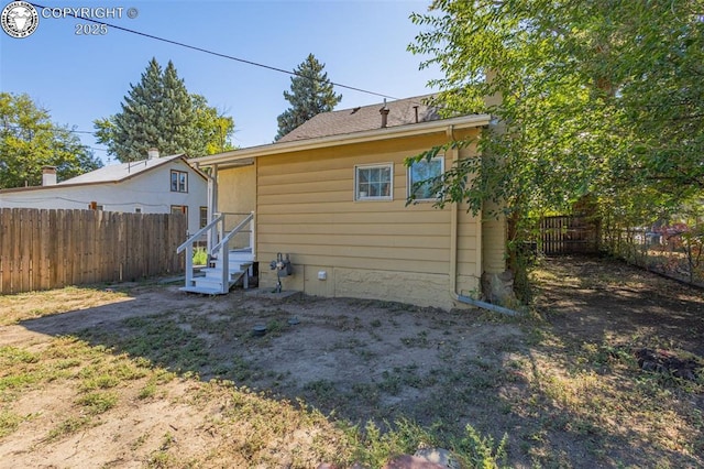 view of rear view of house