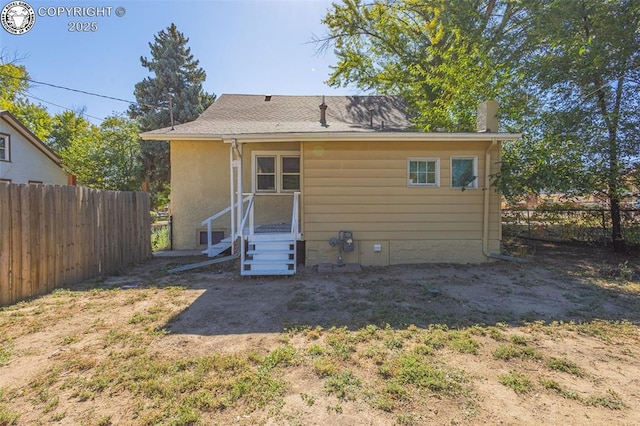 view of rear view of house