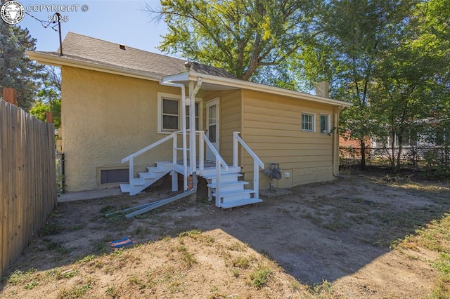 view of front of home