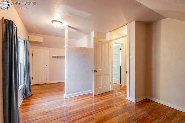 empty room featuring light hardwood / wood-style flooring