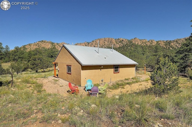 214 Durfee Cir, Westcliffe, CO 81252 - view of side of property with a mountain view and a view of trees