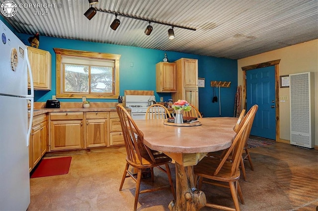 214 Durfee Cir, Westcliffe, CO 81252 - dining space with a heating unit