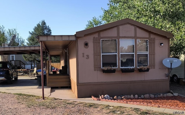 view of front of home