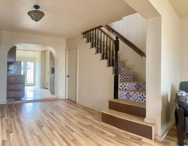 interior space featuring hardwood / wood-style floors