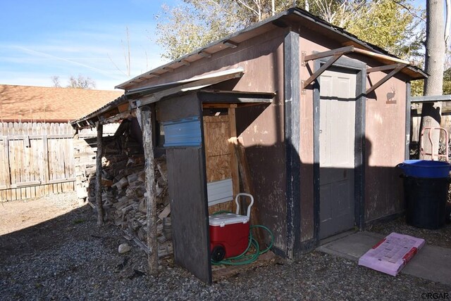 view of outbuilding