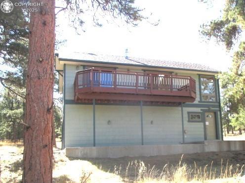 474 Black Fawn Ln, Westcliffe, CO 81252 - back of house