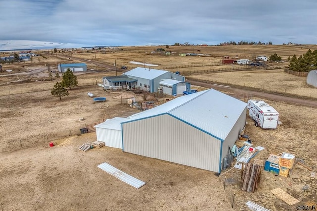 bird's eye view featuring a rural view